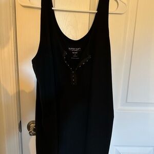 Torrid Black Sleeveless Tank Top